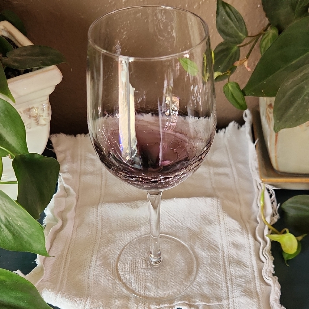 Pier 1 Purple-Tinted Wine Glass